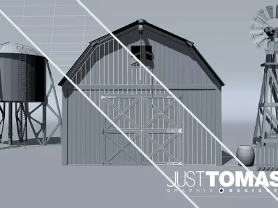 Barn 24002 3D model