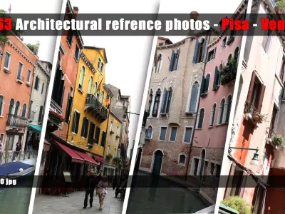 363 Architectural reference photo - pisa - venice - vol 02 3D model
