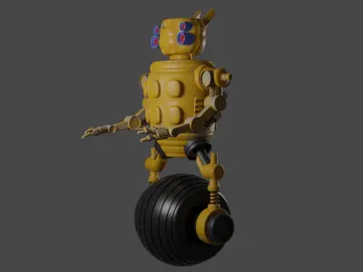 3D model robot-2 3D model-2 3D model