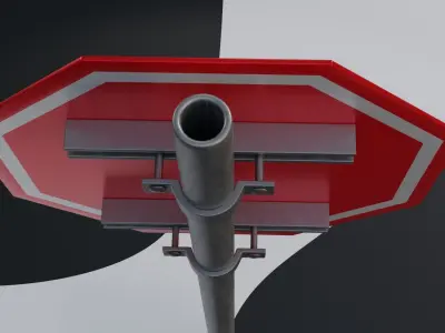 Stop Sign 3D model