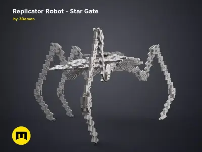 Replicator Robot - Star Gate 3D print model