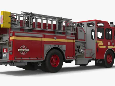  Renton Fire Department Engine Truck Red 