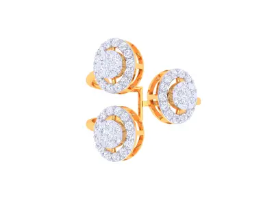 Women Ring  Render 3dm STL OBJ FBX Details 3D print model 403