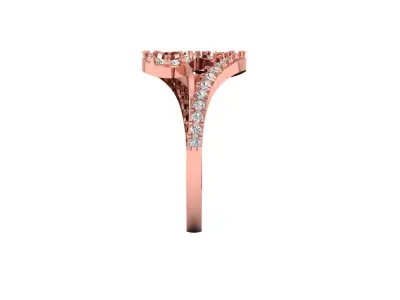 Solitaire Wedding Engagement Women Rings Love Infinite Ring 3D print model