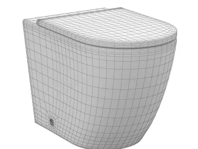 Arko Floor Mount toilet suite 3D model