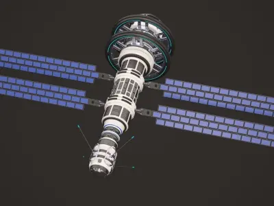 Sci Fi Satellite 02 3D model