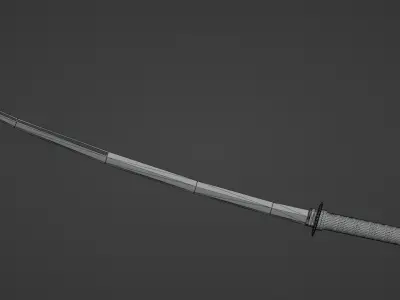 Future Katana Low-poly 3D model