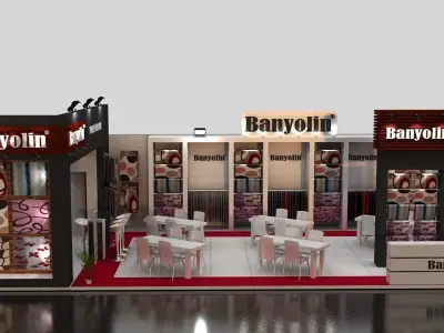 Boyolin Stand Exhibition 3D model