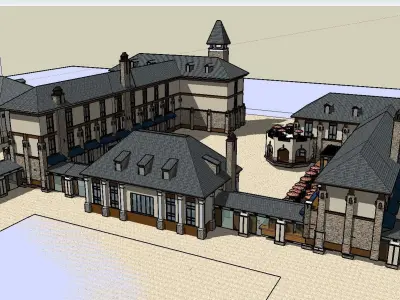 vacation spot-Resort-Fashion Leisure Hotel-0264 3D model