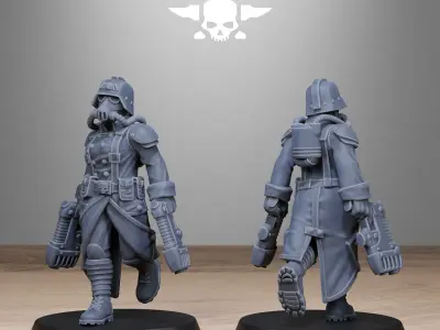 GrimGuard Sisters 3D print model