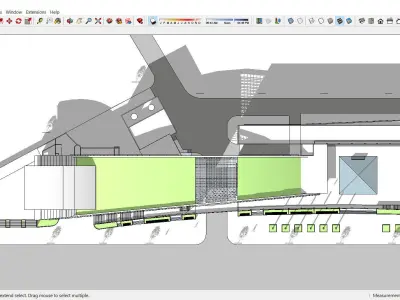 Sketchup Cultral Center A2 3D model