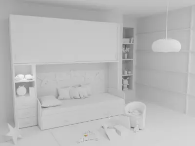 Kid Room 3D model