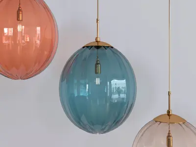 Domie Pendant Light 3D model