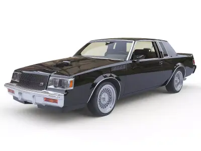 1987 Buick Regal GNX 3D model