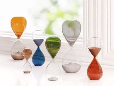 Time Hourglasses Free 3D model