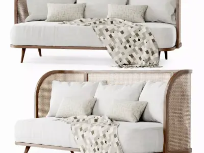 Three-seater garden sofa CV33  3D model