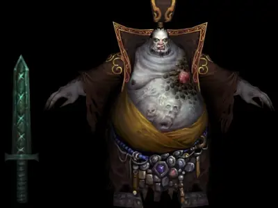 fantasy Scary monster collection for Halloween 3D Model Pack