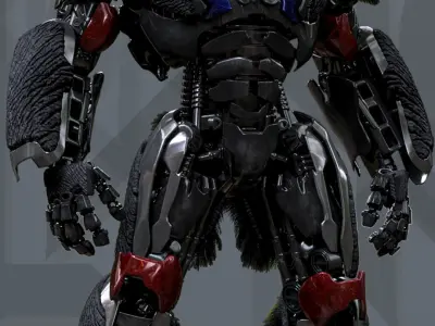 Transformers Optimus Primal ROTB 3D model