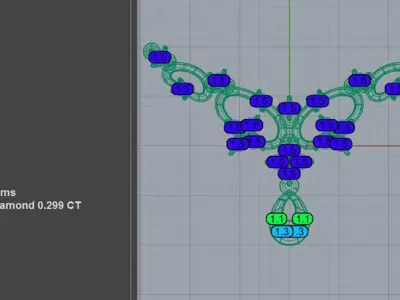Clover Pendant  3D print model