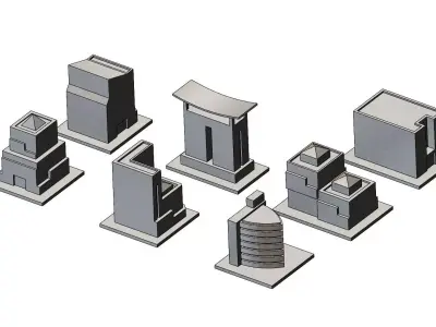 Building designs  Free 3D print model