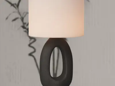 Diego Olivero Chamber Ceramic Table Lamp 3D model