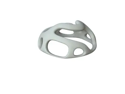SciFi Cube Object No 45897 Low Poly Shape Low-poly 3D model