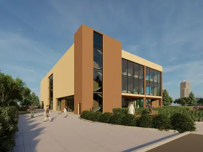 Liblary Low-poly 3D model