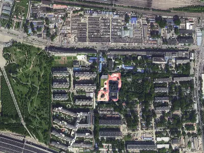 Futuristic Mixed-Use District Masterplan 3D model