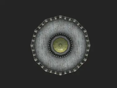 Torre Del Oro Low-poly 3D model