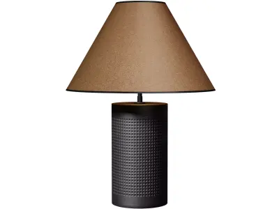 Juliette Modern Fluted Nightstand Art Deco Table Lamp Modern  3D model