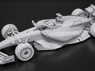  F1 McLaren MCL38 2024 Formula 1 Race Car 