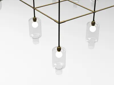 Vesoi Ambaraba Cici Cluster Chandelier 3D model