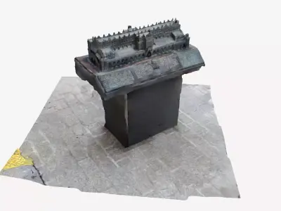 Bronze Miniature Sukiennice Krakow 3D model