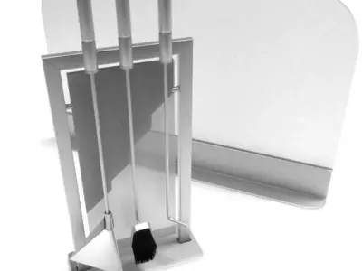 Stainless Steel Floor Sweeper 3D model