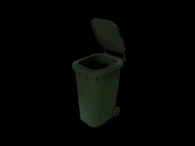 Trash Bin - Gest Low-poly 3D model
