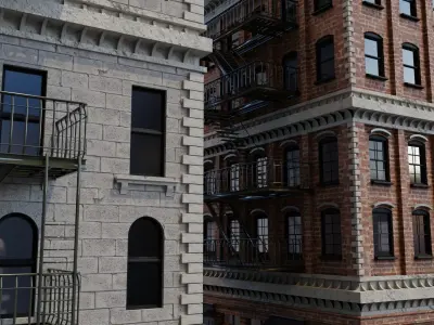 Apartments New York 3D model