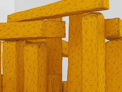 Stone block collection n2 3D model