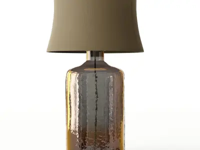 Pottery Barn  Clift Glass Table Lamp Base - Espresso 3D model