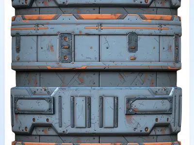 Sci-FI Seamless Texture Texture 14