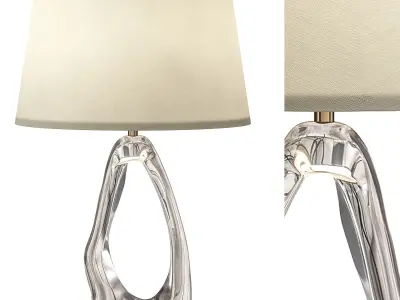 AERIN Cannes Crystal Table Lamp by Luxdeco 3D model
