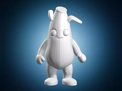 Fortnite Peely Costume 3D print model