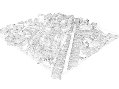 London city tile Level 2 block TQ2980 South East 3D model