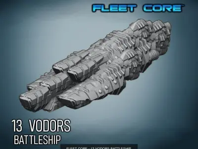 FLEET CORE - VODORS FLEET BUNDLE 3D Model Pack