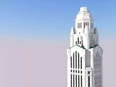 LeVeque Tower 3D print model