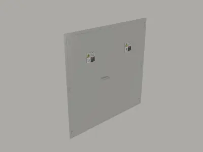 Metal Door Free 3D model