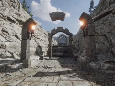 Dwarven Expedition Pack Low-poly 3D model