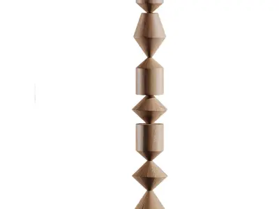 Corner Design Rubs Floor Lamp 3D model