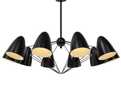 Sputnik chandelier 3D model get