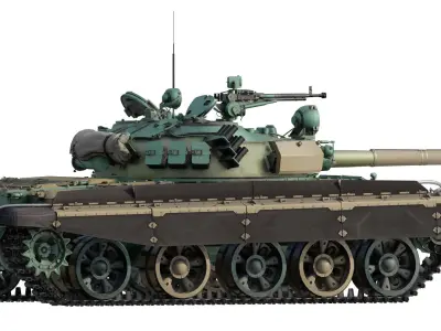 TANK T-62 3D model