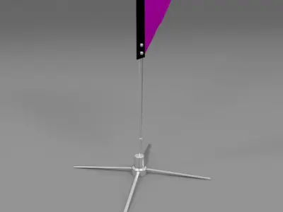 Flag Exhibition 04 3D model